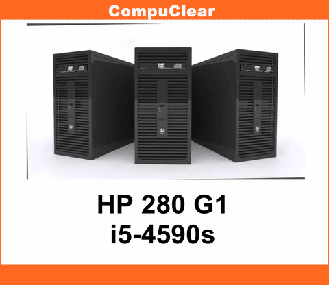 HP 280 G1 Mini Tower PC, Intel i5-4590s 3.0Ghz, 8Gb RAM, 256GB SSD, Windows 10