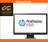 HP ProDisplay P 203 - 20" Widescreen HD LED Monitor - Grade A with Cables